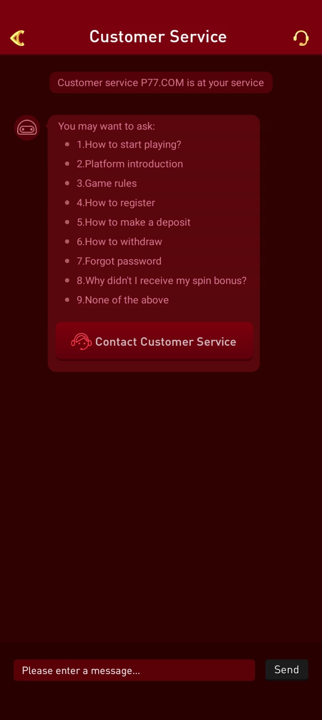 P77APP fairness and certified RNG commitment